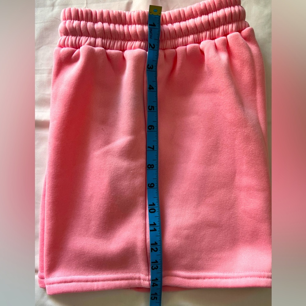 Shein women’s shorts size S NWOT Pink - Picture 4 of 6